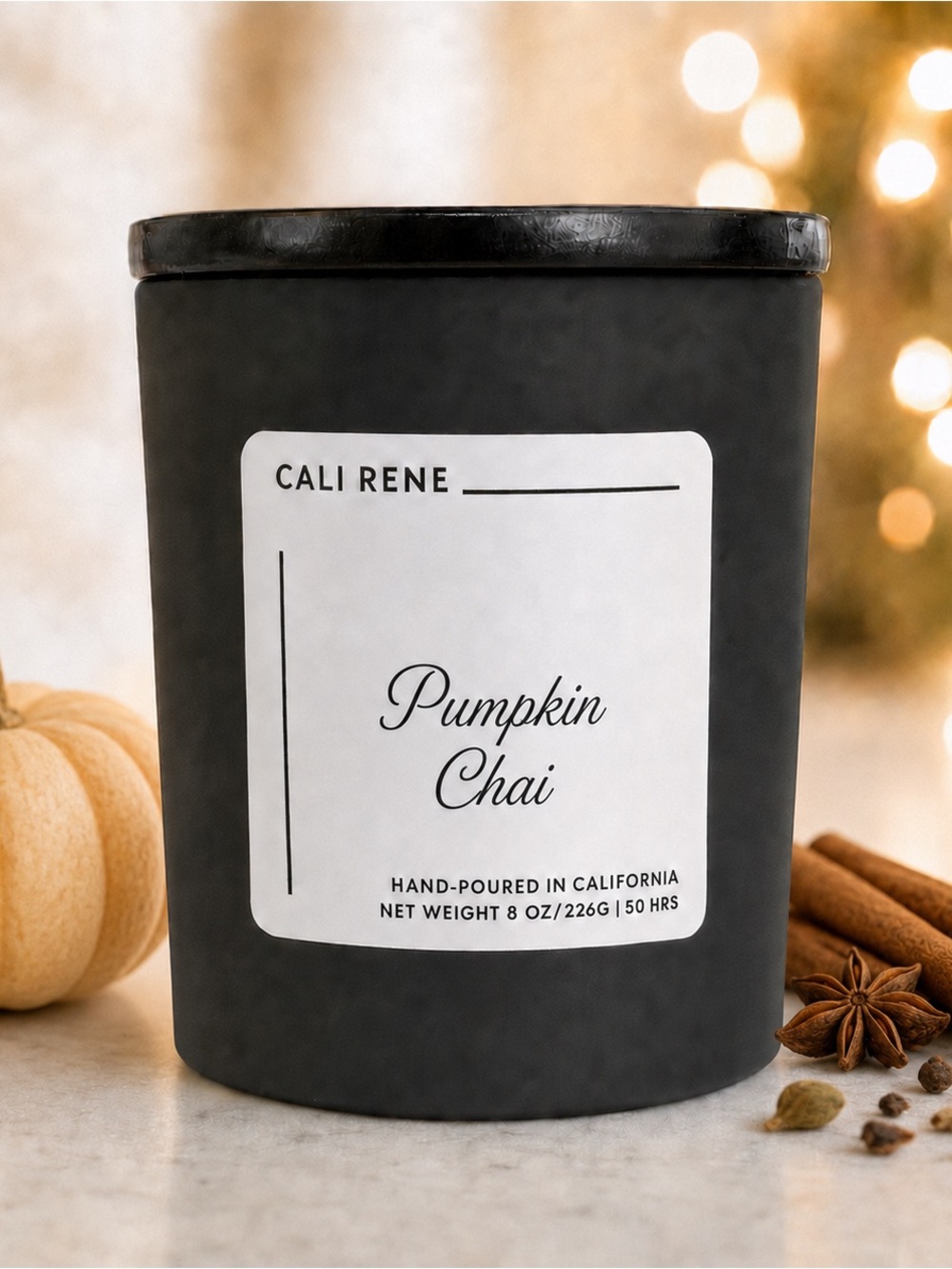 Pumpkin Chai Coconut Wax Candle 8 oz